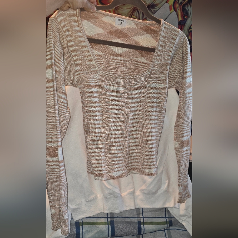 Tan Ribbed Midi Pencil Skirt for Casual Wear